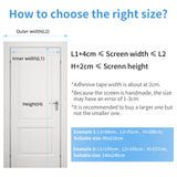 MYCARBON Fliegengitter Tür Magnet 90x210cm Insektenschutz Fliegenvorhang | 10 x Stärker als Normales - ohne Bohren - Vorhang für Balkontür Wohnzimmer Schiebetür Terrassentür