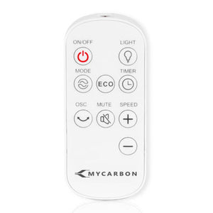 Remote control for MYCARBON Quiet Pedestal Fan