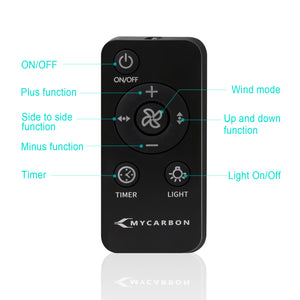 Remote for MYCARBON XH033 Air Circulation Fan