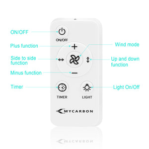 Remote for MYCARBON XH033 Air Circulation Fan